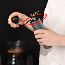 Siyah Manuel Kahve Değirmeni Paslanmaz Çelik El Yapımı Kahve Çekirdeği Çapak Öğütücüler Değirmen Mutfak Aracı Öğütücüler Kahve Freze Makinesi (Yurt Dışından)