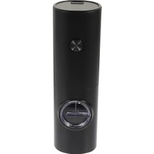 Siyah 18X5.5 cm Biber Çalkalayıcı Taşınabilir Kahve Değirmeni Ev Uygun Değirmen Enerjili Elektrikli Makinesi Fasulye Taşlama Aracı (Yurt Dışından)