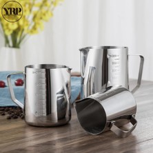 350 ml Iç Ölçek Yrp Paslanmaz Çelik Süt Köpürtücü Sürahiler Espresso Kahve Kupaları Barista Araçları Cappuccino Bardak Zanaat Latte Pot Mutfak Aksesuarları (Yurt Dışından)