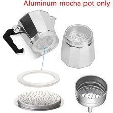 1 Fincan Mocha Pot Aksesuarları Için Set Alüminyum Kahve Espresso Moka Soba Pot Bağlantı Parçaları Filtre Huni Contası Silikon Kauçuk Moka Pot (Yurt Dışından)