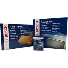 Bosch Ford Connect 1.5 Tdcı Dizel Bosch Filtre Bakım Seti 2015-2018 Hava+Yağ+Standart Polen