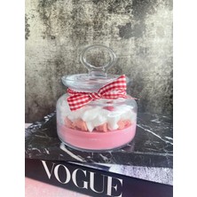 Mhyssa Natural Strawberry Cheesecake Candle (Çilek Vanilya Aromalı)