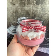 Mhyssa Natural Strawberry Cheesecake Candle (Çilek Vanilya Aromalı)