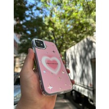 SPHONE iPhone 11 Kılıf Hologramlı Casetify Kalpıi Have A Crush On You Yazılı 3D Grafiti Figür Parlak Emoji