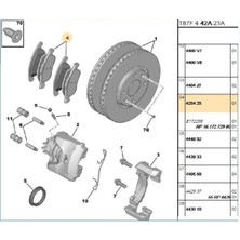 Eurorepar Ön Fren Balata Partner Tepee (1682310380-LP2101-0986495258)