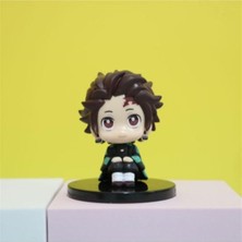 Hediye Vakti Demon Slayer Kimetsu No Yaiba Anime Tanjiro Action Figür 9 cm