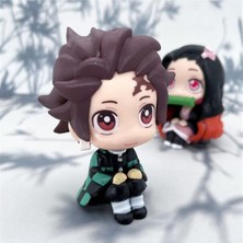 Hediye Vakti Demon Slayer Kimetsu No Yaiba Anime Tanjiro Action Figür 9 cm