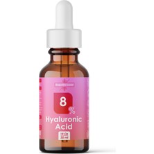 Doğal Eczane Hyaluronic Acid 8 Nemlendirici Kuru Ciltler Hyaluronik Asit 8 Hyaluronik Asit 8 1 Adet 30 Ml Cam