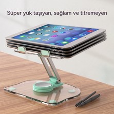 Ruruiyun Çok Fonksiyonlu Masaüstü Tablet Katlanır Stand Taşınabilir Katlanabilir Tembel Akrilik Cep Telefonu Tutucusu (Yurt Dışından)