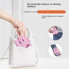 Ruruiyun Metal Yüksek Yoğunluklu Karbon Çelik Cep Telefonu Masaüstü Standı Tablet Standı Tembel Canlı Yayın Dönen Katlanır Bilgisayar Standı (Yurt Dışından)