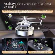 Araba Parfüm Süsleri, Işık Enerjisi Dönen Aromaterapi Koltuğu, Arabada Temiz Hava, Alüminyum Alaşımlı Helikopter Dekorasyonu (Yurt Dışından)