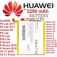 Imet Huawei P20 Lite HB366481ECW 2250 Mah Batarya Pil Orijinal Kalite Uzun Ömürlü Yüksek Kapasite
