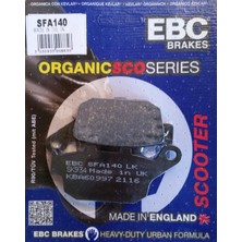 Ebc SFA140 2000-2005 Honda Fes 250 Foresight Uyumlu Arka Fren Balatası Organik Balata