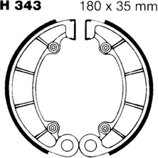 Ebc H343 1997-2009 Honda Vt 750 C Shadow Uyumlu Arka Fren Balatası Yaylı Kampana Set
