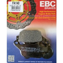 Ebc FA140 1990-2003 Honda Xrv 750 Africa Twin Uyumlu Arka Fren Balatası (Abs Siz) Organik Balata