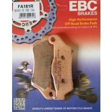 Ebc FA181R 2009-2013 Husaberg Fe 450 Uyumlu Ön Fren Balatası Sinterli Balata