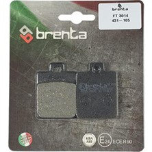 Brenta 431-105 2007-2015 Gilera Fuoco 500 Uyumlu Ön Fren Balatası Organik Balata