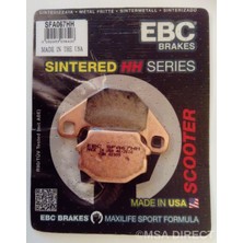 Ebc SFA067HH 1991-2001 Kawasaki Zzr 250 Uyumlu Arka Fren Balatası Sinterli Balata