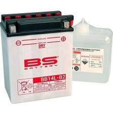 BS Battery BB14AL-A2 Dry 1990-1992 Kawasaki Zzr 1100 Uyumlu Akü