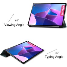 Seniee Lenovo P12 Pro Için Otomatik Uyandırma Uyku Özellikli Darbeye Dayanıklı Tablet Kılıfı (Yurt Dışından)