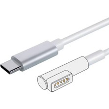 Sagrado Apple Notebook Için Şarj Kablosu Tip-C - Macboo Dönüşüm Kablosu Tip-C Dişi - Magsafe2/1 1.8m 3A 87-100W Güç(C) (Yurt Dışından)