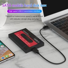 Sagrado 2.5 Inç USB 3.0 Sata Harici HDD SSD Sabit Sürücü Muhafazası USB Disk Katı Hal Disk Sabit Disk Pc Dizüstü Bilgisayar Için (Yurt Dışından)