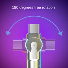 Sagrado 120W 6A Süper Hızlı Şarj Type-C Sıvı Hızlı USB Kablosu, Mavi 1m (Yurt Dışından)