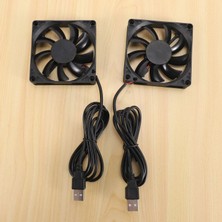 Sagrado 80MM 5V USB Fan 80MM 8cm 8015 Fırçasız Dc Soğutma Fanı Pc Bilgisayar Yönlendirici Kasa Fanı Soğutucu 2 Adet (Yurt Dışından)