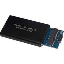 Sagrado Msata USB 3.0 SSD Muhafaza Harici Sabit Disk Kutusu Saklama Kutusu Adaptörü Için 30X50MM 30X30MM Msata SSD (Yurt Dışından)