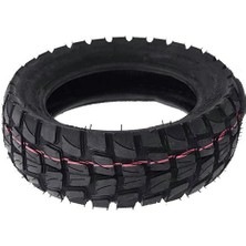 Sagrado 255X80MM Elektrikli Scooter Lastiği 10X Dualtron Kugoo M4 10 Inç Kalınlaştırılmış ve Genişletilmiş Off-Road Lastiği Siyah (Yurt Dışından)