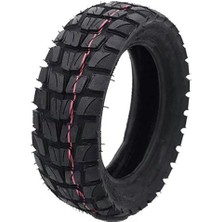 Sagrado 255X80MM Elektrikli Scooter Lastiği 10X Dualtron Kugoo M4 10 Inç Kalınlaştırılmış ve Genişletilmiş Off-Road Lastiği Siyah (Yurt Dışından)