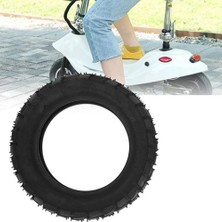 Sagrado 255X80MM Elektrikli Scooter Lastiği 10X Dualtron Kugoo M4 10 Inç Kalınlaştırılmış ve Genişletilmiş Off-Road Lastiği Siyah (Yurt Dışından)