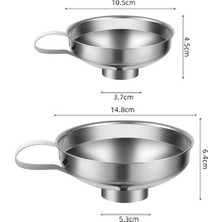 Sagrado Konserve Hunisi, 2 Paket Paslanmaz Çelik Konserve Malzemeleri Mutfak Hunisi Kavanoz Hunisi Konserve Hunisi (Yurt Dışından)