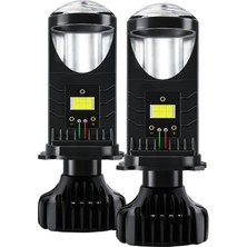 Sagrado H4 Bi-Led 20000LM 80W Mini Projektör Lens Otomobil Ampul Dönüşüm Kiti Yüksek/düşük Huzmeli Far (Yurt Dışından)