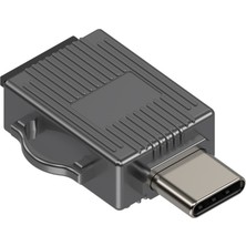 Sagrado Tip-C Mobil Kart Okuyucu Usb3.0 Yüksek Hızlı Okuma Tf Hafıza Kartı Otg Kart Okuyucu Adaptörü Taşınabilir Kart Okuyucu Siyah (Yurt Dışından)