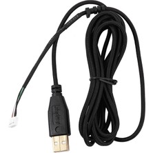 Sagrado USB Kablo Fareler 2.1m 5 Tel 5 Pin Siyah Altın Kaplama Oyun Faresi (Yurt Dışından)