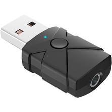 Sagrado USB Bluetooth 5.2 Ses Adaptörü Kablosuz Alıcı Verici Ses Kartı 3.5mm Aux Müzik Dongle Tv Araba Hoparlör Pc Için (Yurt Dışından)