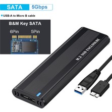 Sagrado M2 SSD Kasa Ngff 5 Gbps Sata Protokolü M.2 - USB 3.1 Gen1 SSD Adaptörü Için Ngff Sata SSD Disk Kutusu M.2 SSD Kılıfı (Yurt Dışından)