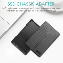 Sagrado 2,5 Inç Sabit Disk Usb3.1 Bilgisayar Dizüstü Mobil SSD Muhafazası (Yurt Dışından)