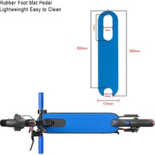 Sagrado Şarj Portu Kauçuk Toz Fişi Xiaomi M365 1s Elektrikli Scooter Pedalı Silikon Ayak Mat Kavrama Kapakları Parçaları Mavi (Yurt Dışından)