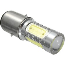 Sagrado 12 V BA20D H6 4 Cob LED Beyaz Ampul Işık Motosiklet Bisiklet Moped Atv Far (Yurt Dışından)