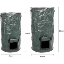 Sagrado Yeni Fermantasyon Su Geçirmez Çanta Gübre Kompost Mutfak Atık Torbaları Kavun Yaprakları Gübre 35 x 60 cm (Yurt Dışından)