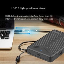 Sagrado USB 3.1 Mobil Sabit Disk Kutusu 2.5 Inç Sata Sabit Disk Kutusu SSD Muhafaza Desteği 15MM Sabit Disk Bilgisayar Dizüstü Bilgisayar Için (Yurt Dışından)