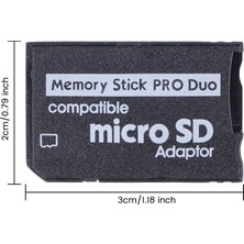 Sagrado Memory Stick Pro Duo Mini Microsd Tf - Ms Adaptörü Sony ve Psp Serisi Için Sd Sdhc Kart Okuyucu (Yurt Dışından)