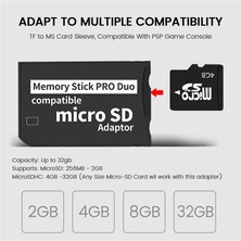 Sagrado Memory Stick Pro Duo Mini Microsd Tf - Ms Adaptörü Sony ve Psp Serisi Için Sd Sdhc Kart Okuyucu (Yurt Dışından)