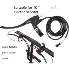 Sagrado Kugoo Elektrikli Scooter Aksesuarları Için 10 Inç M4 Sol ve Sağ Fren Kolu Sol ve Sağ Fren Kolu ve Kablosu (Yurt Dışından)