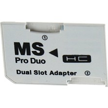 Sagrado Memory Stick Pro Duo Kart Okuyucu Mikro-Sd Tf - Ms Pro Kart Adaptörü Sony Psp Için Tekli Çift Yuvalar Psp Kartı Için Gamepad (Yurt Dışından)