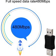 Sagrado Sodıal(R) USB A Erkek - Erkek Konnektör Adaptörü Siyah (Yurt Dışından)