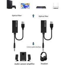 Sagrado 192KHZ Dijital Analog Ses Dönüştürücü, Dac Dijital Optik Toslink Analog 3.5mm Jack Ses Kablosu Adaptörü (Yurt Dışından)