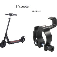 Sagrado Inç Elektrikli Scooter Üst Mandalı Kanca Kugoo Genel Aksesuarları Için Komple Set Alışveriş Çantası Metal Kanca (Yurt Dışından)